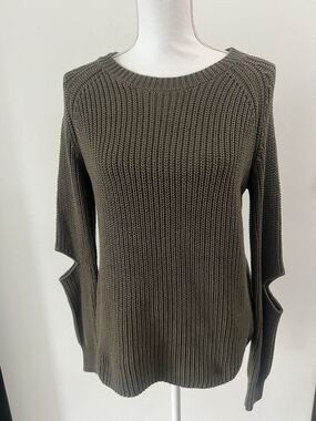 ACROBAT Thick Green Long Sleeve Sweater Solomon Elbow Sz S